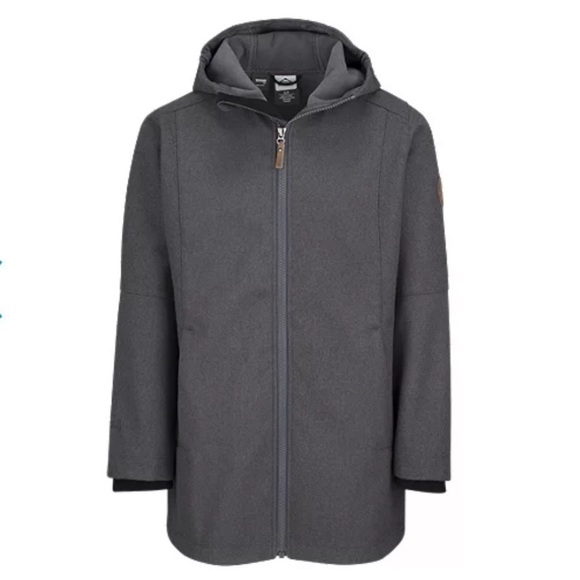 SzM Girls McKinley Lullaby Waterproof/Windproof Long Softshell jacket grey EUC - Picture 2 of 11